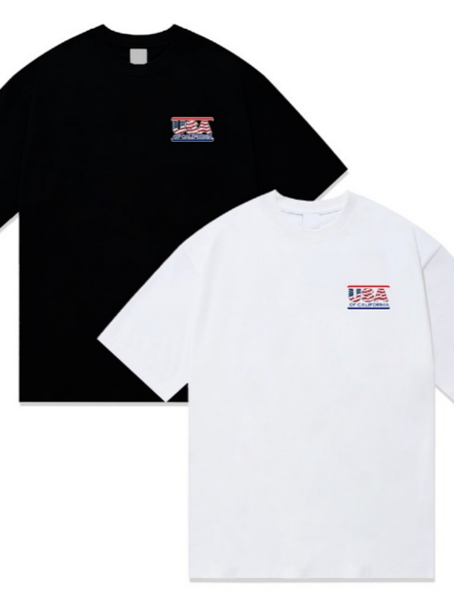 M-4XL 아메리카 프린팅 오버핏 반팔 티셔츠 4135